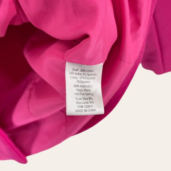 Show Me Your Mumu Barbie‎ Hot Pink Major Blazer - Picture 7 of 9